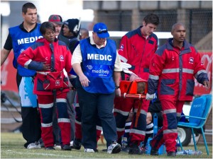 Assistance rendered at the Coca-Cola Craven Week in photo by Dense Lups/ Phototalk