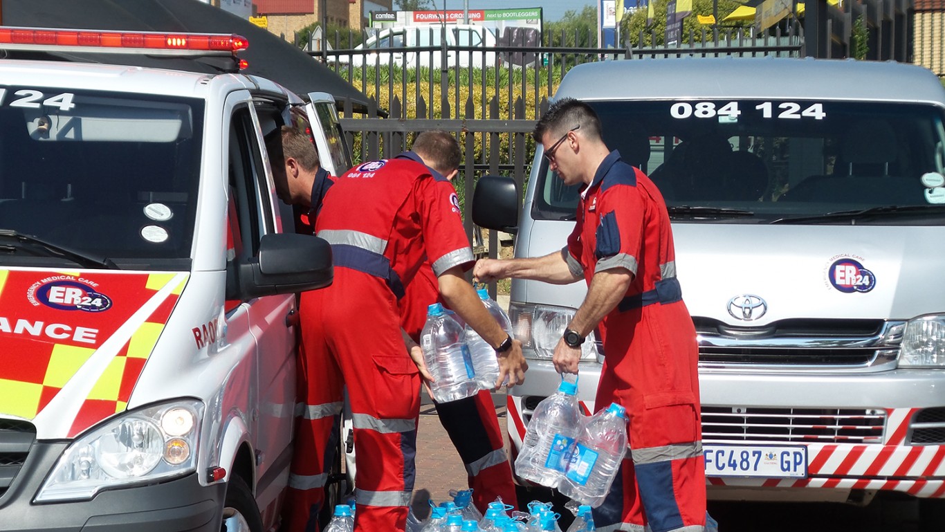 ER24 donates water 1