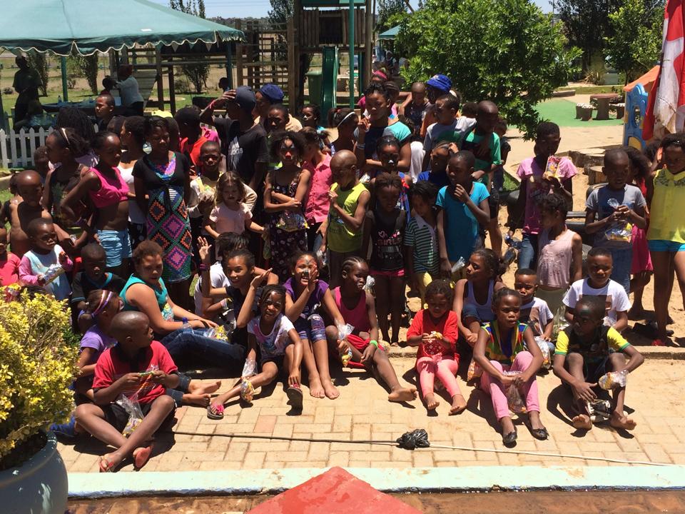 children crowded area