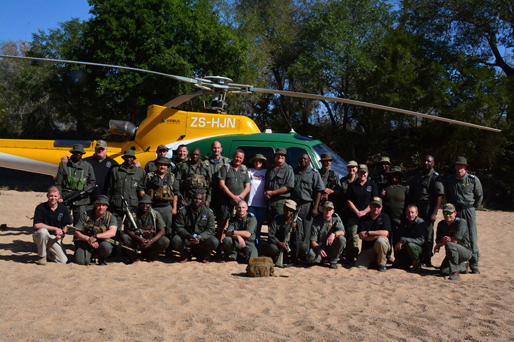 Trained and ready. Some of the rangers who recently received first aid training pictured with ER24 staff.