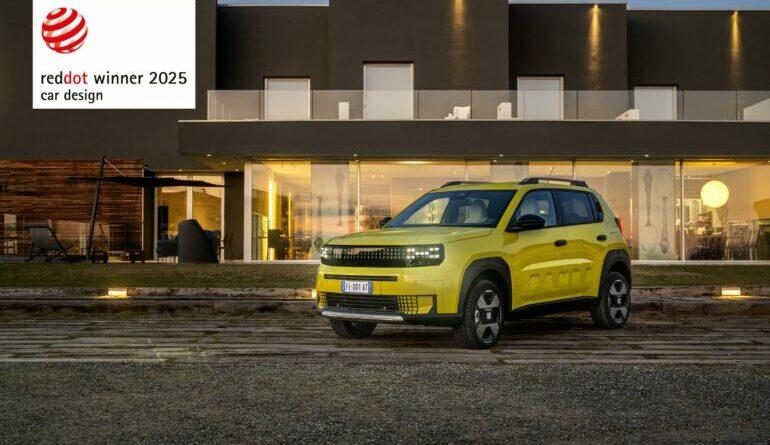 Fiat Grande Panda wins the “Red Dot Award” 2025