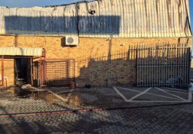 Building fire extinguished at China Square, next to China Mall in Crown Mines, Johannesburg